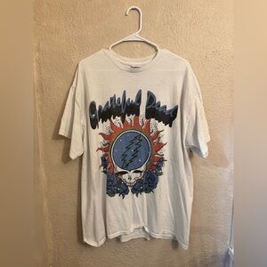 Grateful Dead White and Blue Graphic Tee
